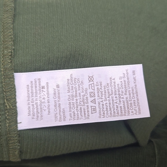 J.Crew Pine Green Corduroy Shirt Dress Belted Long Sleeve NWT Size 2 - Picture 14 of 17